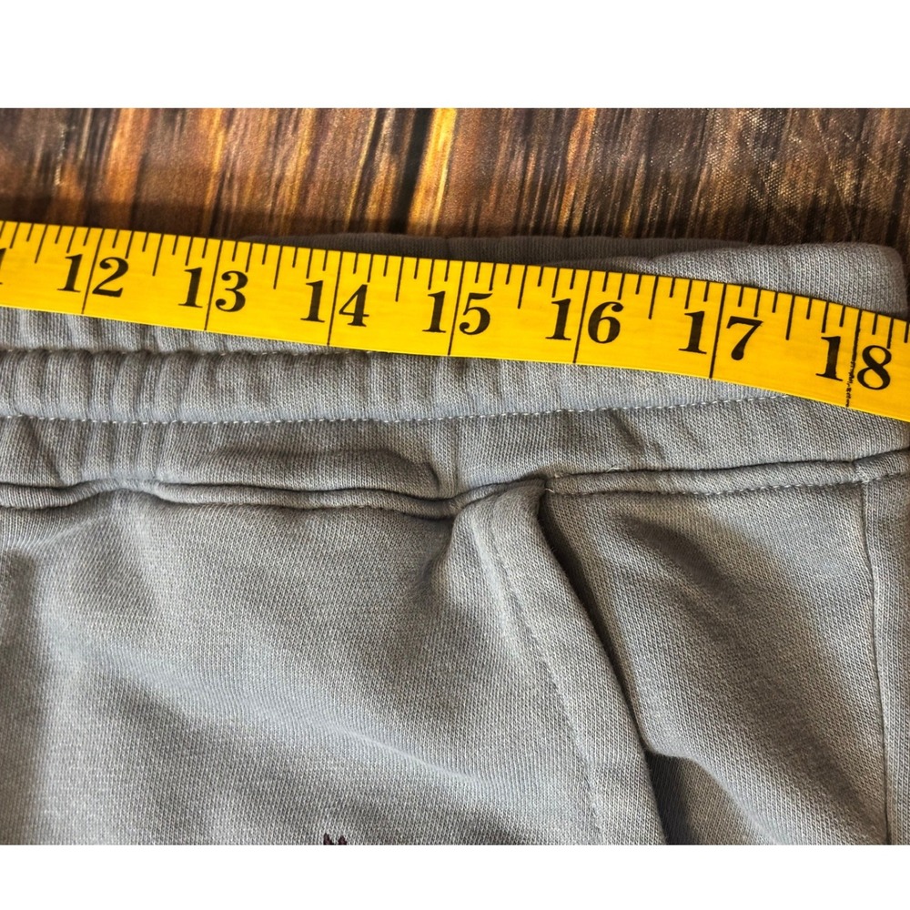 MR EAT WELL Sweatpants Joggers Womens XL Grey Wine Glass Drawstring Pants - Picture 9 of 13